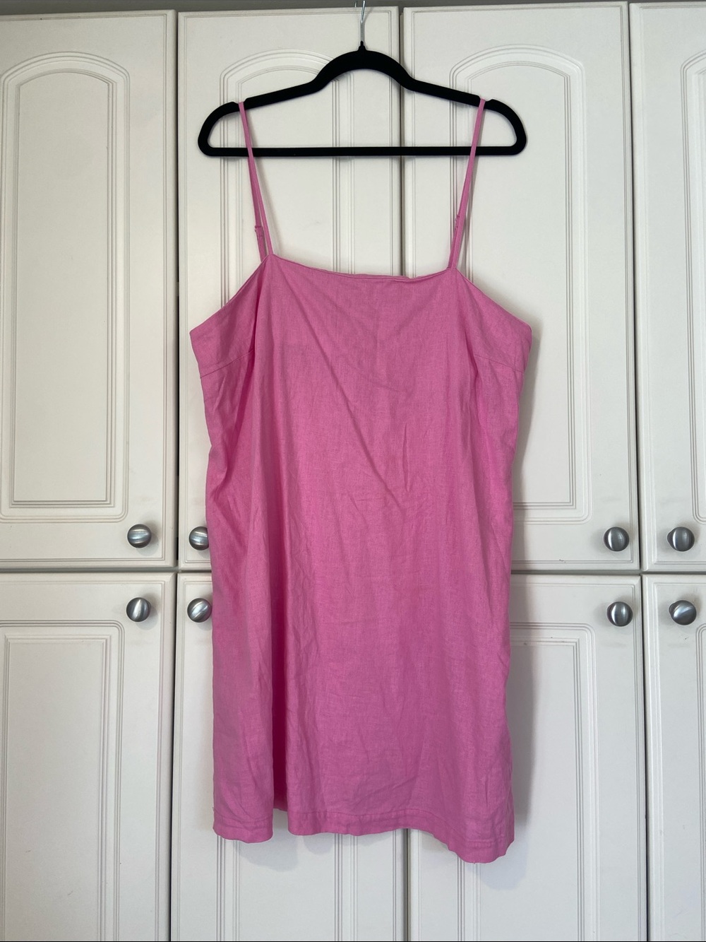 Women’s Pink Spaghetti Strap Tank Top